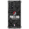 NBA Portland Trail Blazers Dark Rust Galaxy A52 5G Clear Case
