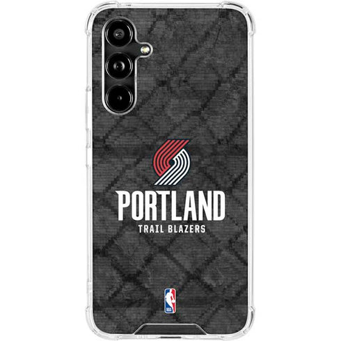 NBA Portland Trail Blazers Dark Rust Galaxy A54 5G Clear Case