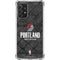 NBA Portland Trail Blazers Dark Rust Galaxy A72 5G Clear Case