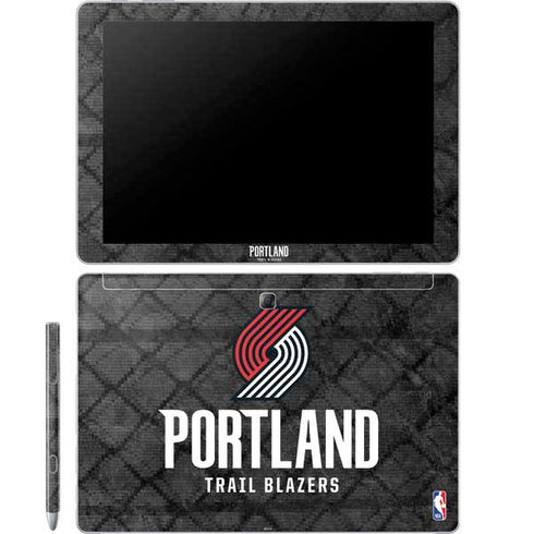 NBA Portland Trail Blazers Dark Rust Galaxy Book 12in Skin