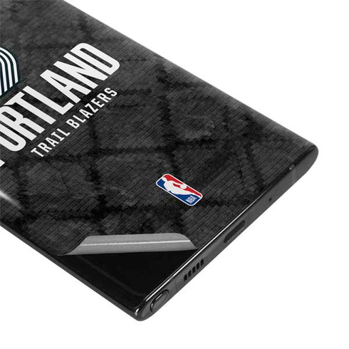 NBA Portland Trail Blazers Dark Rust Galaxy Note 10 Skin