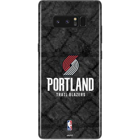 NBA Portland Trail Blazers Dark Rust Galaxy Note 8 Skin
