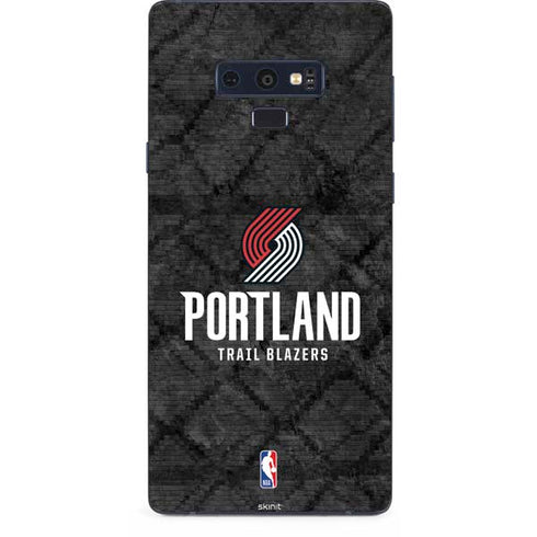 NBA Portland Trail Blazers Dark Rust Galaxy Note 9 Skin