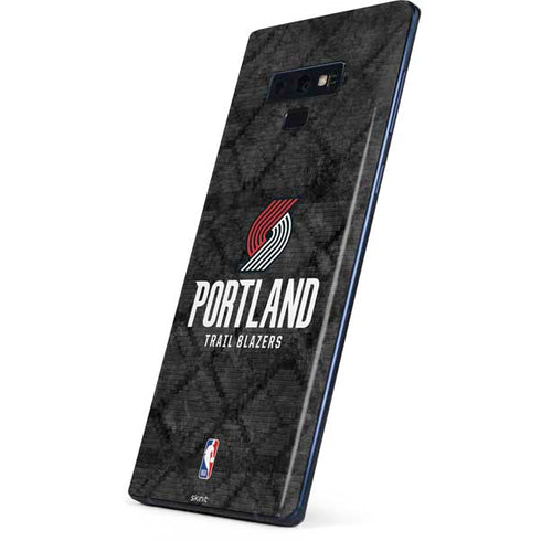 NBA Portland Trail Blazers Dark Rust Galaxy Note 9 Skin