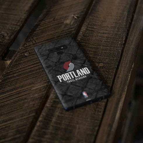 NBA Portland Trail Blazers Dark Rust Galaxy Note 9 Skin