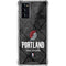 NBA Portland Trail Blazers Dark Rust Galaxy Note20 5G Clear Case