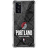 NBA Portland Trail Blazers Dark Rust Galaxy Note20 5G Clear Case