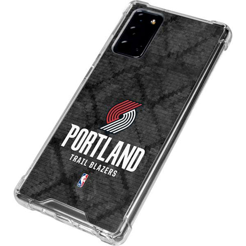 NBA Portland Trail Blazers Dark Rust Galaxy Note20 5G Clear Case