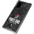 NBA Portland Trail Blazers Dark Rust Galaxy Note20 5G Clear Case