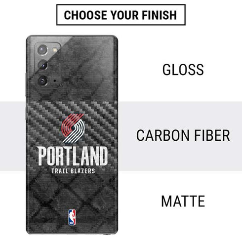 NBA Portland Trail Blazers Dark Rust Galaxy Note20 5G Skin