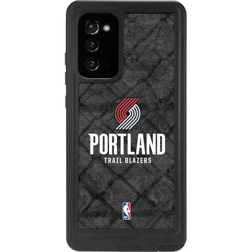 NBA Portland Trail Blazers Dark Rust Galaxy Note20 5G Waterproof Case