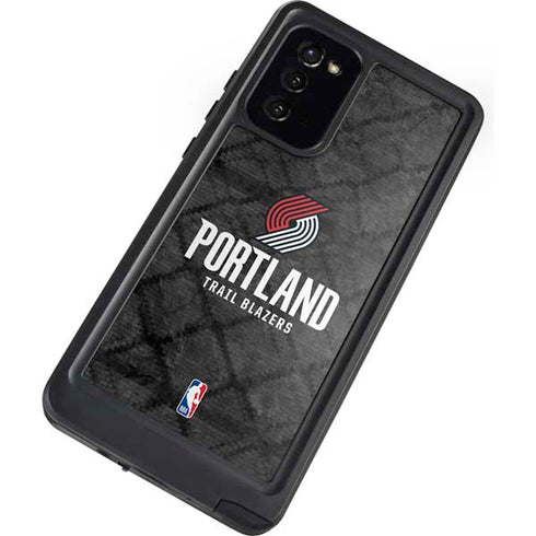 NBA Portland Trail Blazers Dark Rust Galaxy Note20 5G Waterproof Case