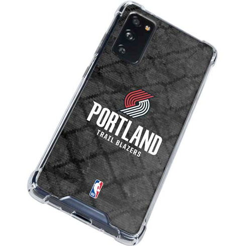 NBA Portland Trail Blazers Dark Rust Galaxy S20 FE Clear Case