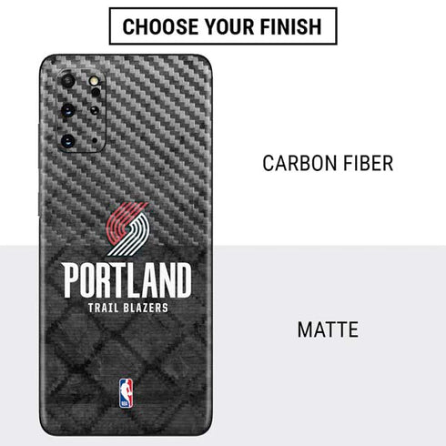NBA Portland Trail Blazers Dark Rust Galaxy S20 Plus Skin