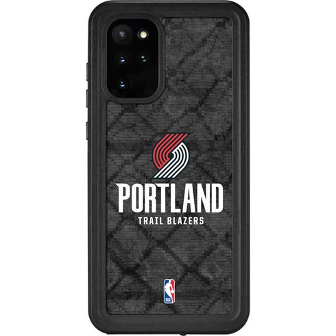 NBA Portland Trail Blazers Dark Rust Galaxy S20 Plus Waterproof Case
