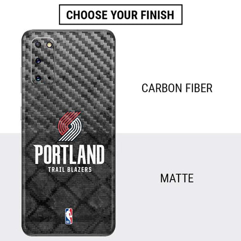 NBA Portland Trail Blazers Dark Rust Galaxy S20 Skin