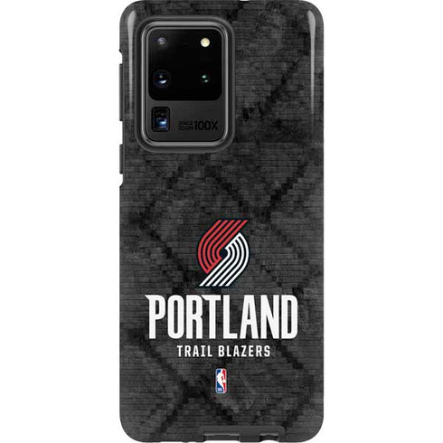 NBA Portland Trail Blazers Dark Rust Galaxy S20 Ultra 5G Pro Case