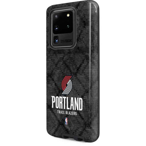 NBA Portland Trail Blazers Dark Rust Galaxy S20 Ultra 5G Pro Case