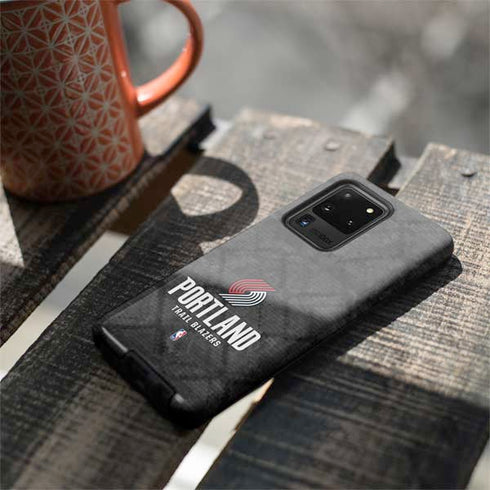 NBA Portland Trail Blazers Dark Rust Galaxy S20 Ultra 5G Pro Case