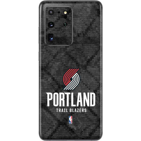 NBA Portland Trail Blazers Dark Rust Galaxy S20 Ultra 5G Skin