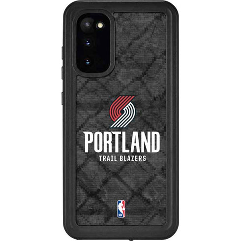 NBA Portland Trail Blazers Dark Rust Galaxy S20 Waterproof Case