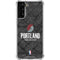NBA Portland Trail Blazers Dark Rust Galaxy S21 FE Clear Case