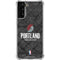 NBA Portland Trail Blazers Dark Rust Galaxy S21 Plus 5G Clear Case