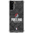 NBA Portland Trail Blazers Dark Rust Galaxy S21 Plus 5G Clear Case