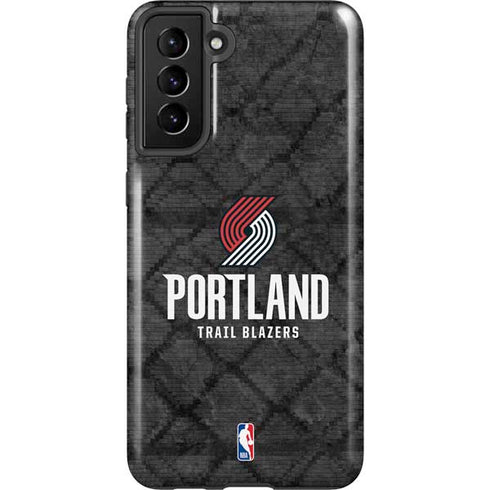 NBA Portland Trail Blazers Dark Rust Galaxy S21 Plus 5G Pro Case