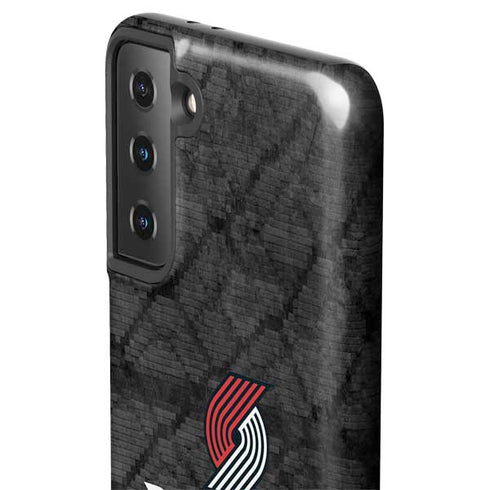 NBA Portland Trail Blazers Dark Rust Galaxy S21 Plus 5G Pro Case