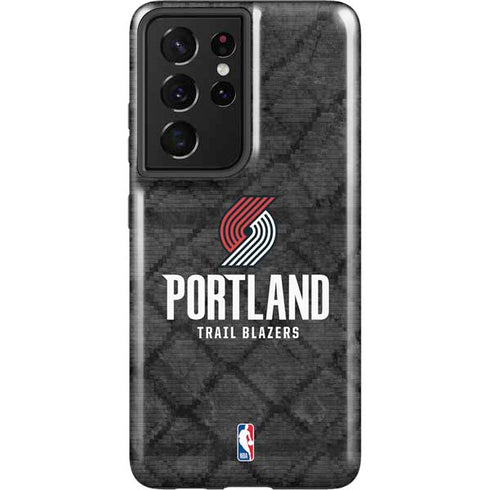NBA Portland Trail Blazers Dark Rust Galaxy S21 Ultra 5G Pro Case