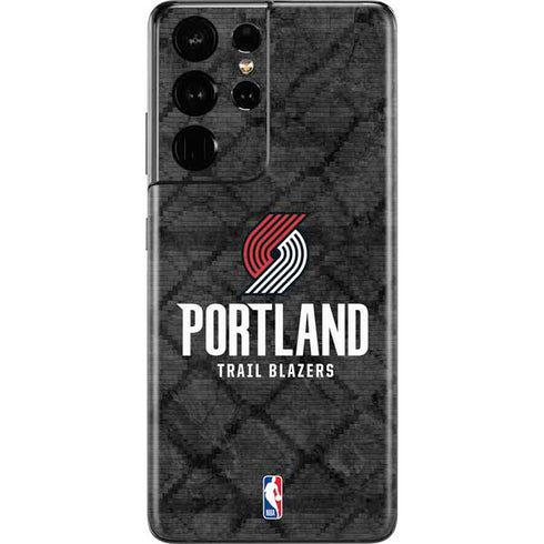 NBA Portland Trail Blazers Dark Rust Galaxy S21 Ultra 5G Skin