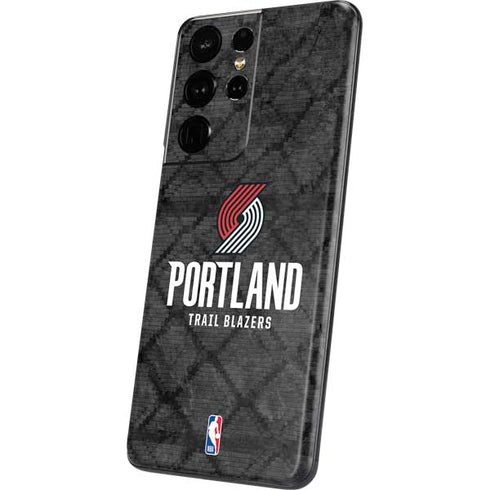 NBA Portland Trail Blazers Dark Rust Galaxy S21 Ultra 5G Skin