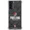 NBA Portland Trail Blazers Dark Rust Galaxy S22 Clear Case