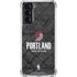 NBA Portland Trail Blazers Dark Rust Galaxy S22 Clear Case