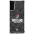 NBA Portland Trail Blazers Dark Rust Galaxy S22 Plus Clear Case