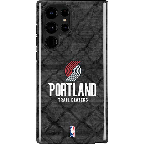 NBA Portland Trail Blazers Dark Rust Galaxy S22 Ultra Pro Case