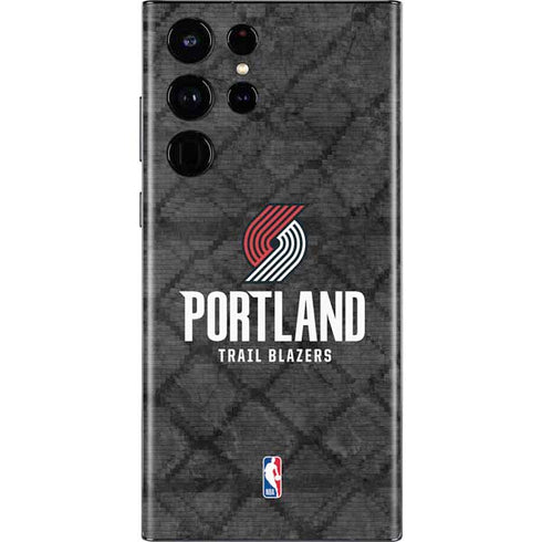 NBA Portland Trail Blazers Dark Rust Galaxy S22 Ultra Skin