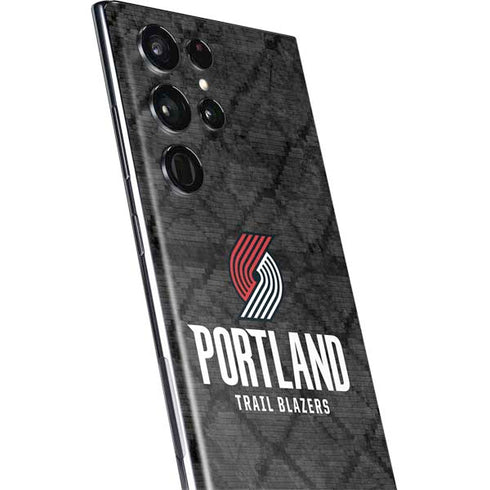 NBA Portland Trail Blazers Dark Rust Galaxy S22 Ultra Skin