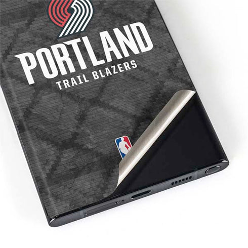 NBA Portland Trail Blazers Dark Rust Galaxy S22 Ultra Skin