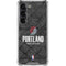 NBA Portland Trail Blazers Dark Rust Galaxy S23 Clear Case