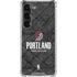 NBA Portland Trail Blazers Dark Rust Galaxy S23 Clear Case