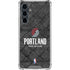 NBA Portland Trail Blazers Dark Rust Galaxy S23 FE Clear Case