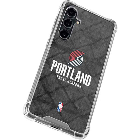 NBA Portland Trail Blazers Dark Rust Galaxy S23 FE Clear Case