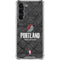 NBA Portland Trail Blazers Dark Rust Galaxy S23 Plus Clear Case