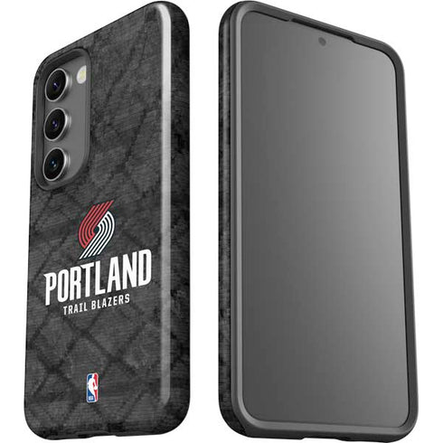 NBA Portland Trail Blazers Dark Rust Galaxy S23 Plus Pro Case