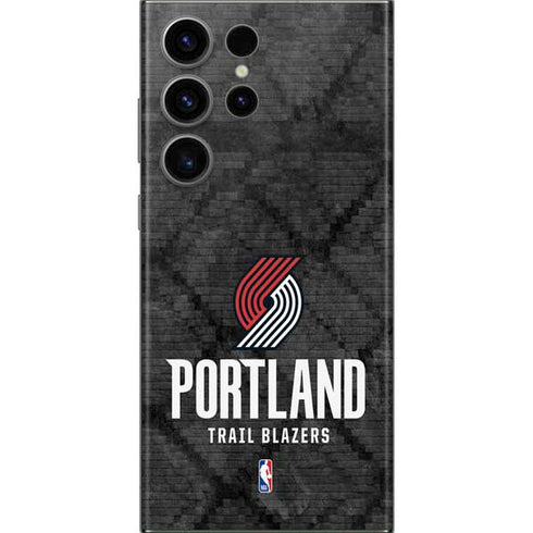 NBA Portland Trail Blazers Dark Rust Galaxy S23 Ultra Skin
