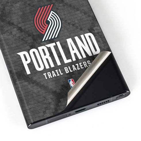 NBA Portland Trail Blazers Dark Rust Galaxy S23 Ultra Skin