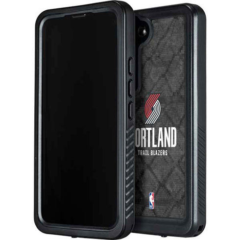 NBA Portland Trail Blazers Dark Rust Galaxy S23 Waterproof Case
