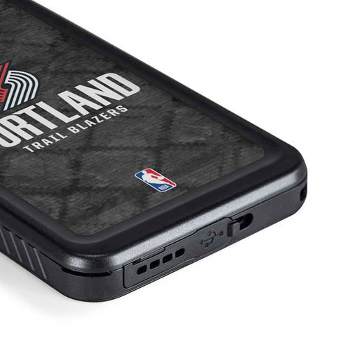 NBA Portland Trail Blazers Dark Rust Galaxy S23 Waterproof Case
